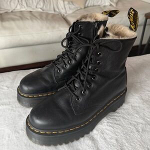 Dr Martens fur lined Jadon